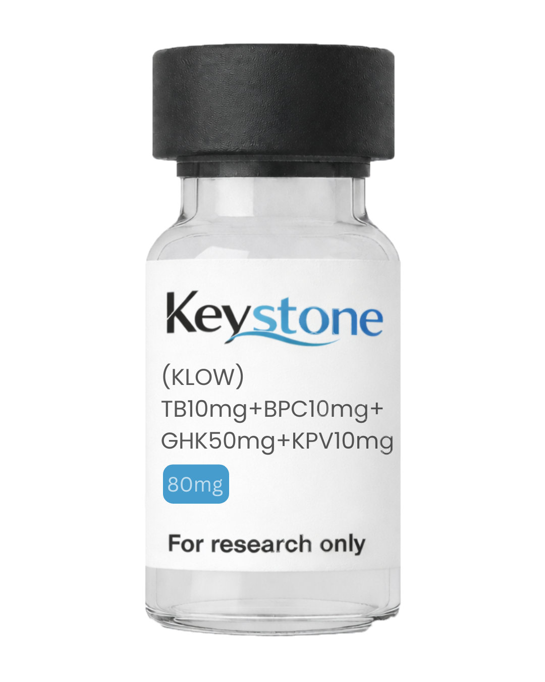 (KLOW 80mg) TB10MG + BPC10MG + GHK50MG + KPV10MG